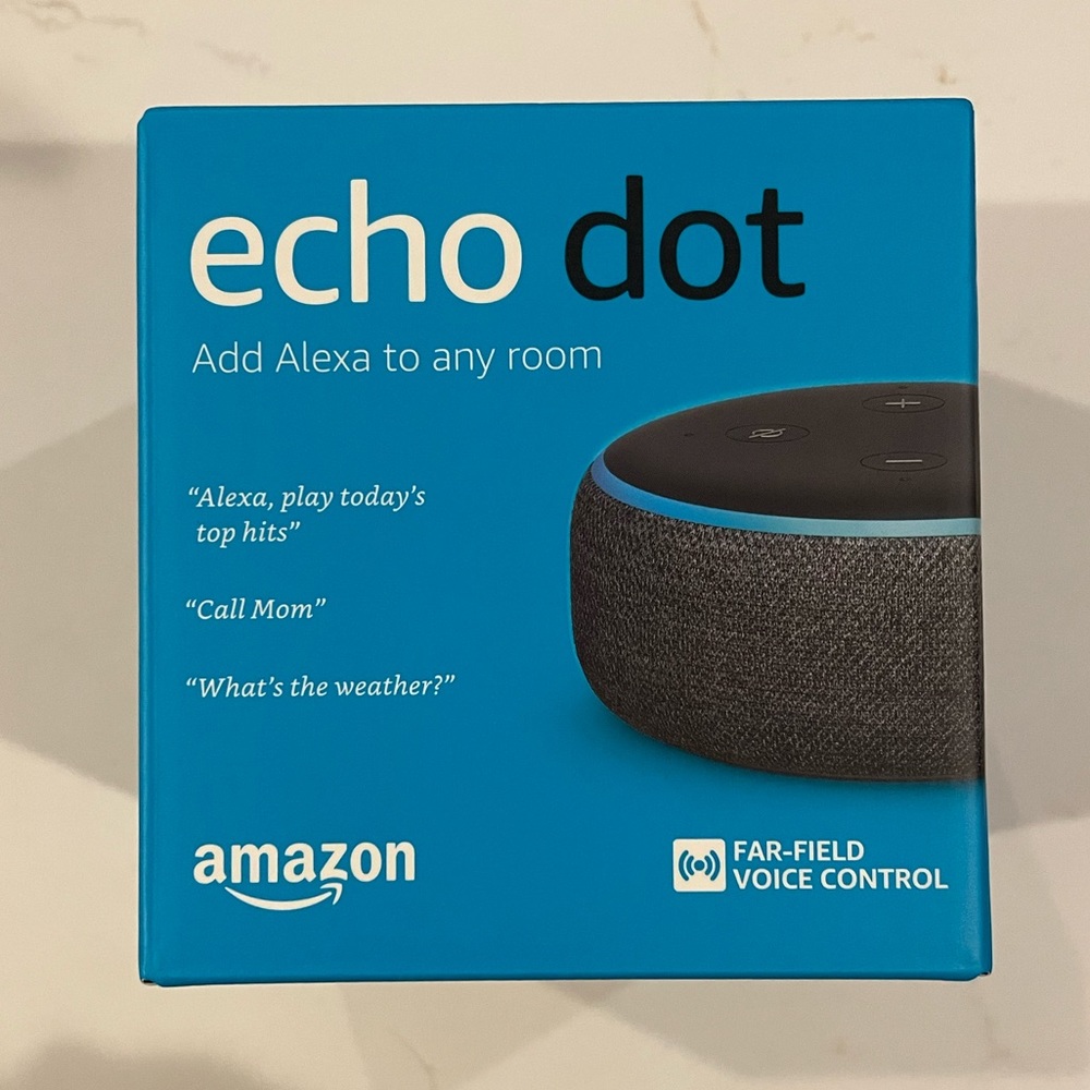 Amazon - Echo Dot (3rd Gen) - Smart Speaker with Alexa - Charcoal